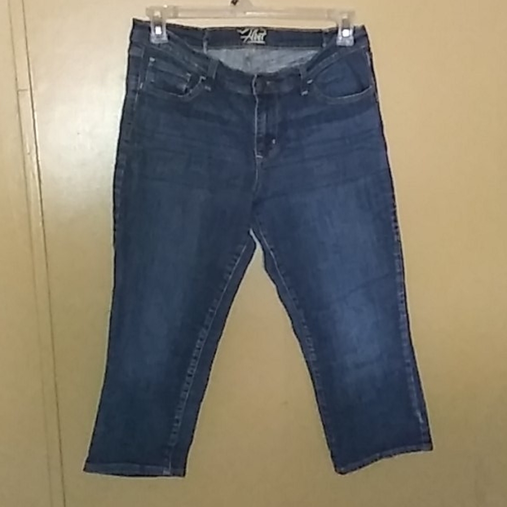 Flirt Old Navy Blue Straight Leg Jeans Size 12